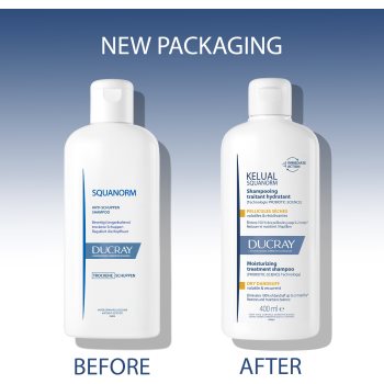 Ducray Kelual Squanorm Moisturizing Treatment Shampoo Dry Dandruff șampon pentru par uscat si cu matreata - imagine 3